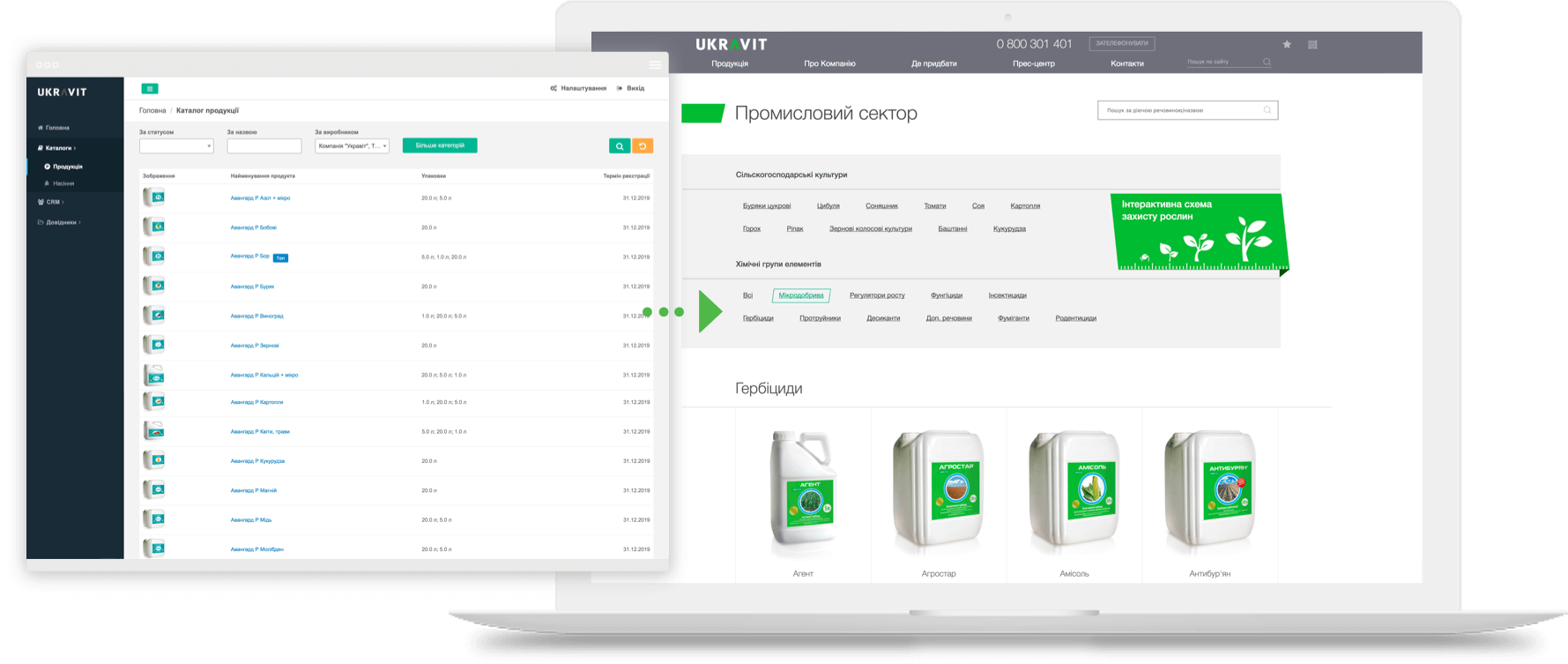 UKRAVIT: CRM for agro business company. Syndicode