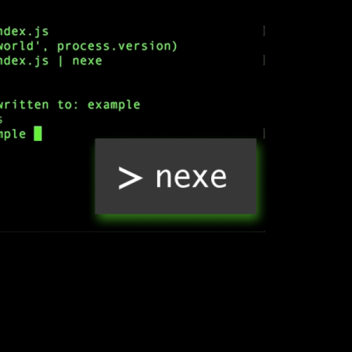 node js compile to exe