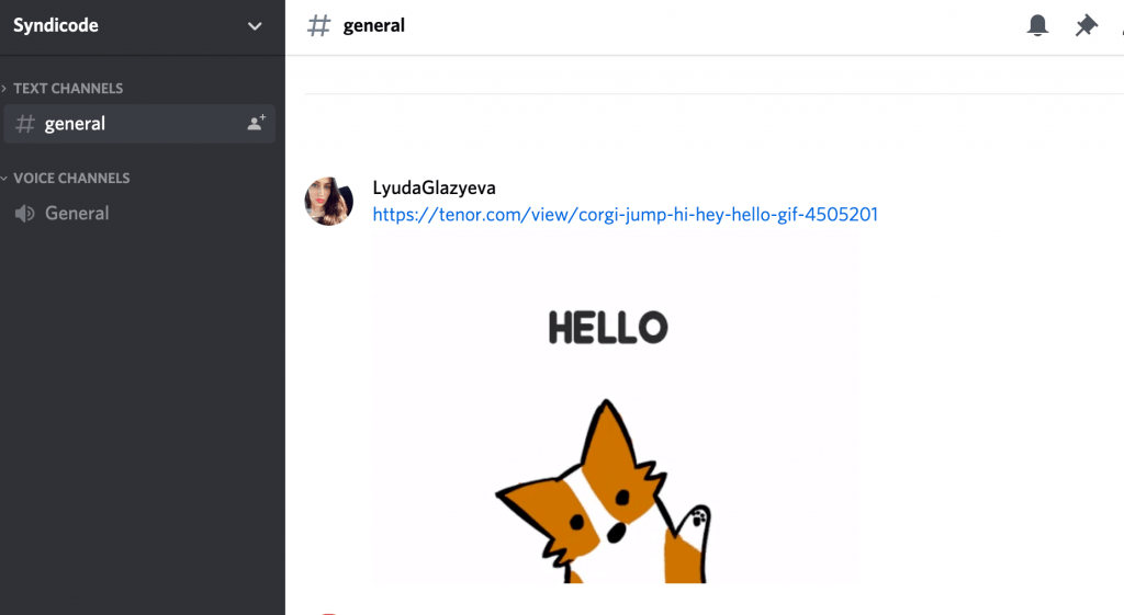 discord or slack