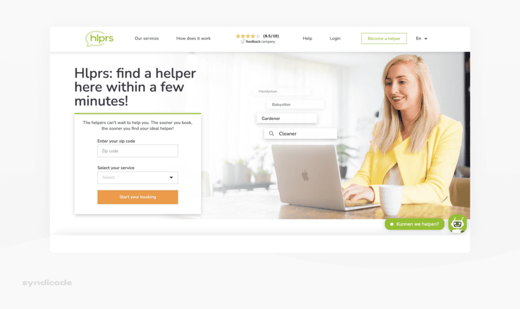 Hlprs – a household services platform