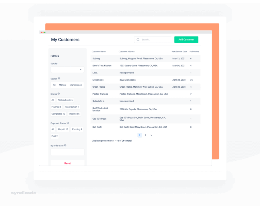 SwiftWorks: the provider’s dashboard