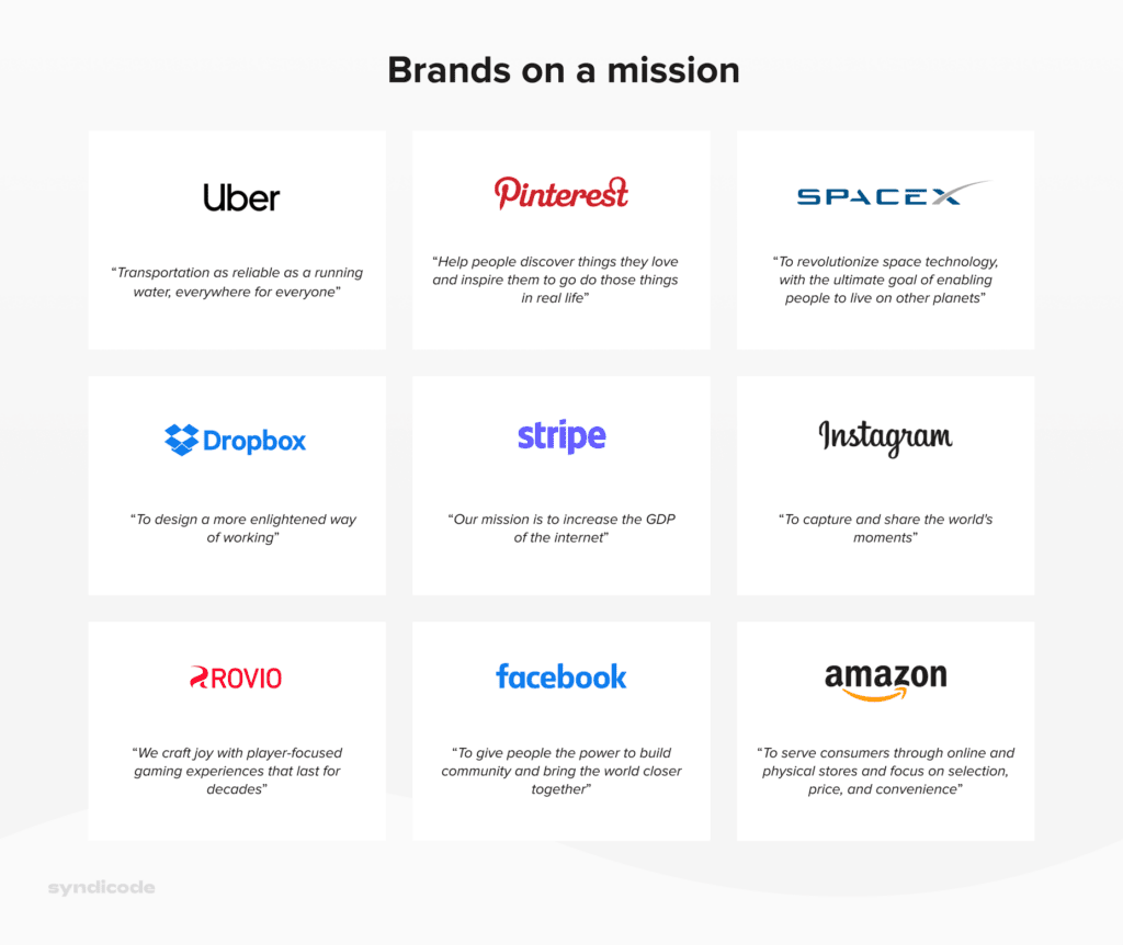 Brands on a mission